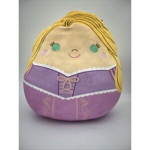 Squishmallow Disney Rapunzel Tangled‎ 14" Plush Princess 2021 KellyToy Clean